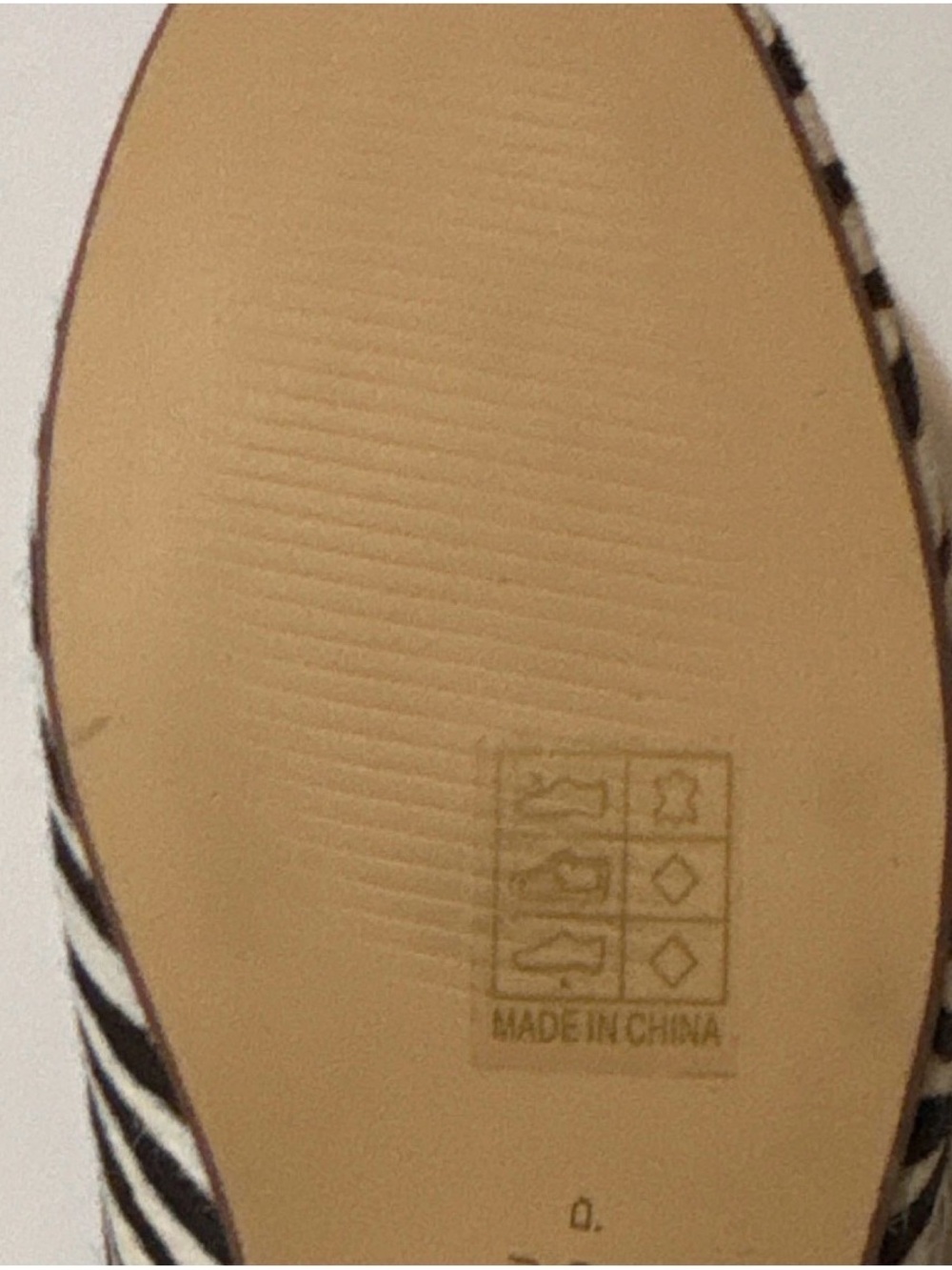 ShuShop Zebra Print Slip-On Mules with Gold Bit - Black & White - Picture 5 of 6